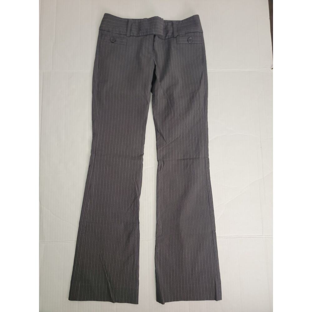 The Limited Trouser Pants Low Rise Pinstripe Flare 2x32 Office Siren Academia - Picture 3 of 9